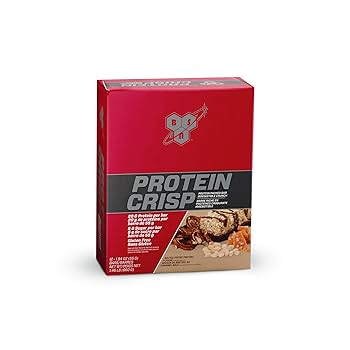 Amazon.com: BSN Protein Crisp Bar, Salted Toffee Pretzel, 20